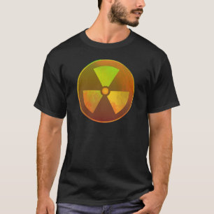 Radioaktivt flöde med nukleär symbol t-shirt