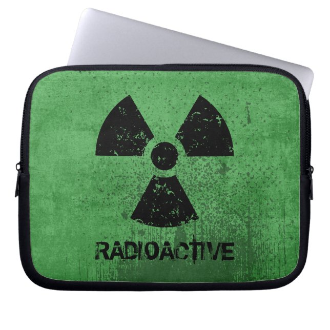 Radioaktivt Grunge Select-A-Färg Laptop Sleeve (Framsidan)