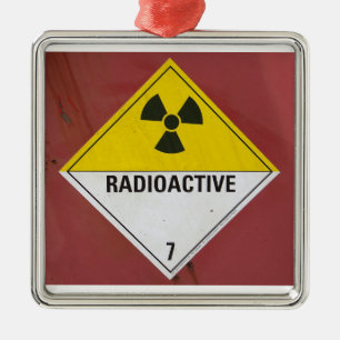 Radioaktivt Julgransprydnad Metall