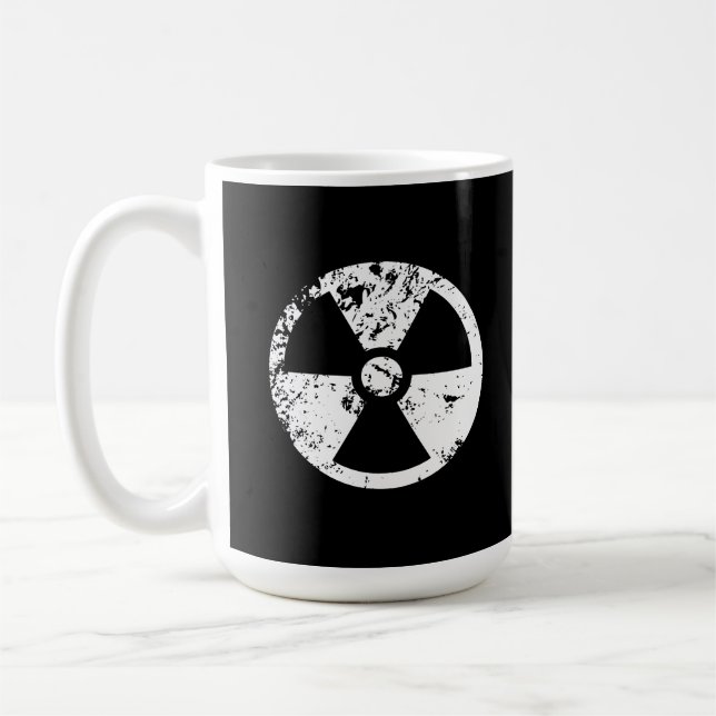 Radioaktivt kärnvapen kaffemugg (Vänster)