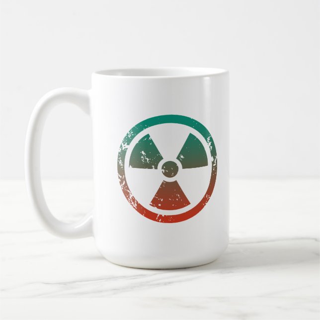 Radioaktivt kärnvapen kaffemugg (Vänster)
