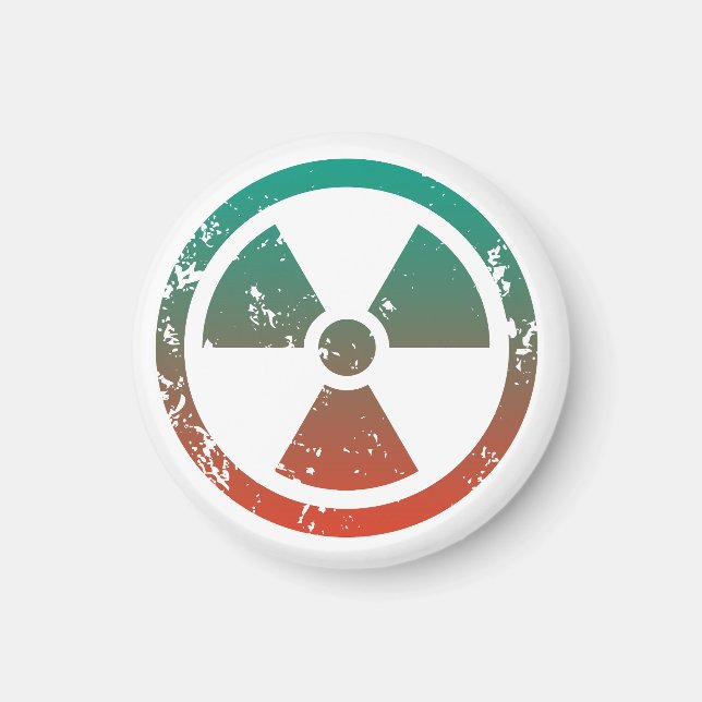 Radioaktivt kärnvapen magnet (Framsidan)