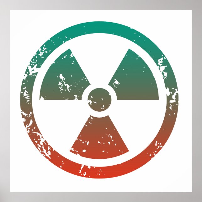 Radioaktivt kärnvapen poster (Framsidan)