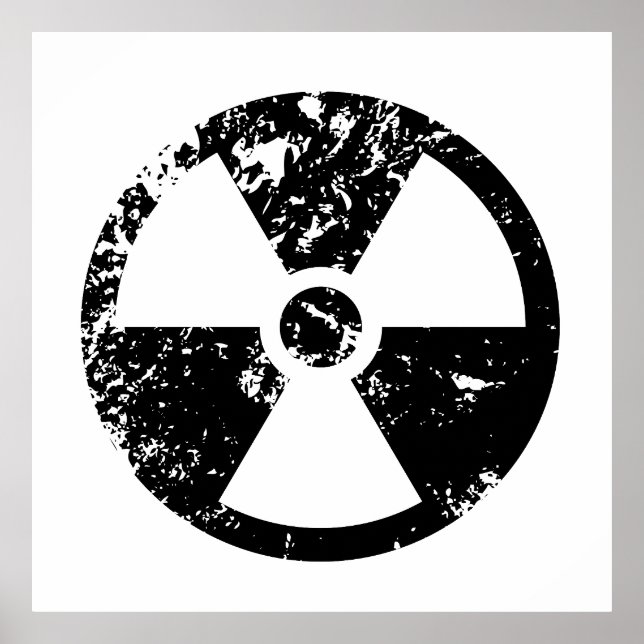 Radioaktivt kärnvapen poster (Framsidan)