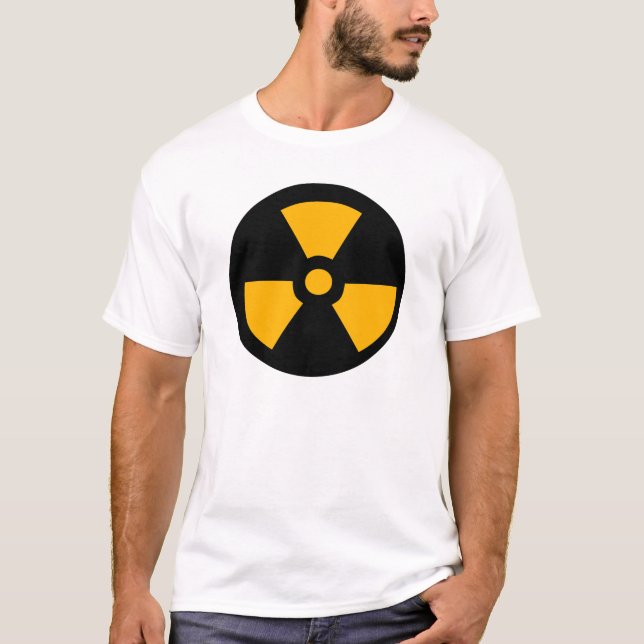 Radioaktivt kärnvapen t shirt (Framsida)
