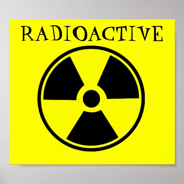 Radioaktivt Poster (Framsidan)