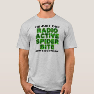 Radioaktivt Spindelbett Rolig T-Shirt Tröjor