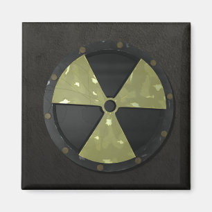 Radioaktivt symbol magnet