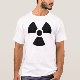 Radioaktivt symbol t-shirt
