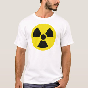 Radioaktivt symbol t-shirt