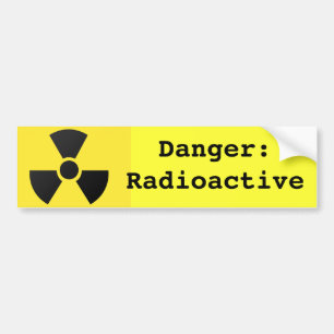 Radioaktivt tecken bildekal
