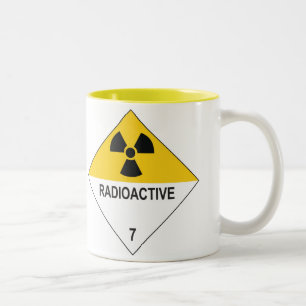 radioaktivt Två-Tonad mugg