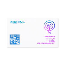 Radioanropskort med Anpassningsbar QR-kod