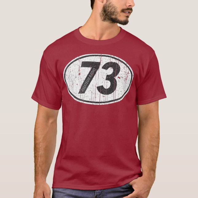 Radioanropssignal för Amateur T Shirt (Framsida)