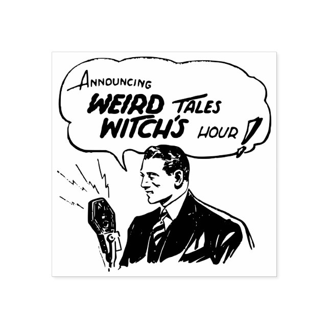 Radioaviseringsretro Stämpel (Tryck)