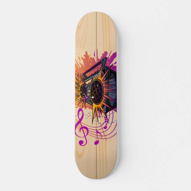 Radioblast Mini Skateboard Bräda 18,5 Cm (Framsida)