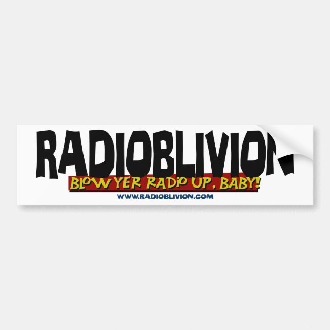 RadiOblivion - vredesutbrott Bildekal (Framsidan)