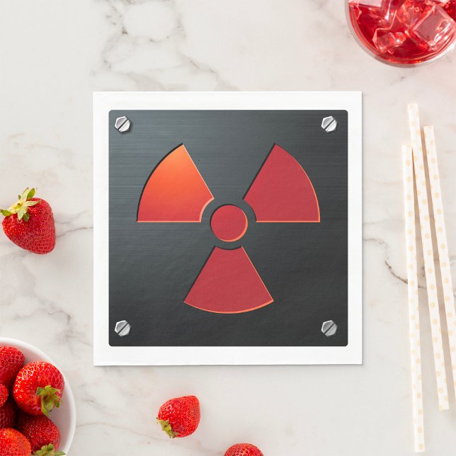 Radiofraktionstecken Pappersservett (Skapare uppladdad)