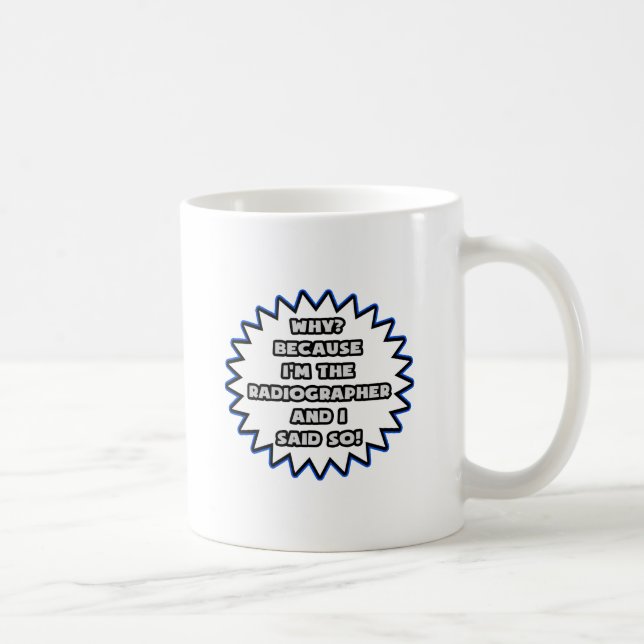 Radiograf.. För att jag sa det Kaffemugg (Höger)