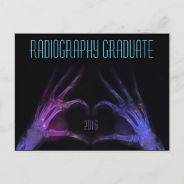 "Radiografi Student" lila xray- Inbjudan Vykort
