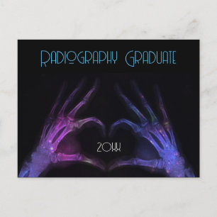 "Radiografi Student" Xray Heart Inbjudan Vykort