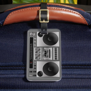 Radiografik i Boombox Bagagebricka