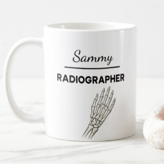 RADIOGRAPHER Personalized Name X-Ray Tech Gift Kaffemugg