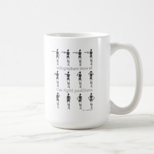 Radiographers vet att alla höger placerar kaffemugg
