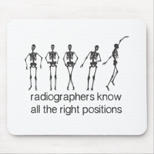 Radiographers vet att alla höger placerar musmatta