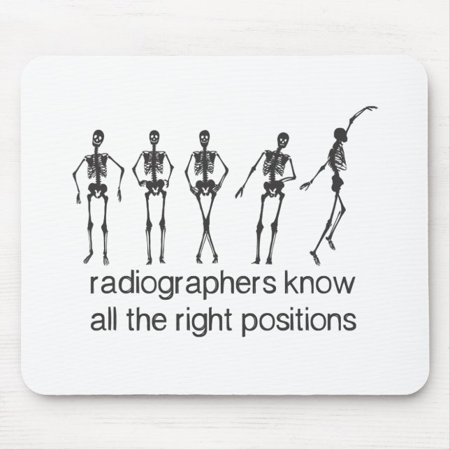 Radiographers vet att alla höger placerar musmatta (Framsidan)