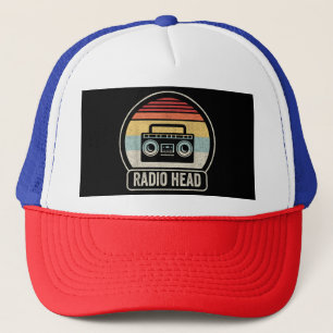 Radiohuvud för Retro Vintage Keps