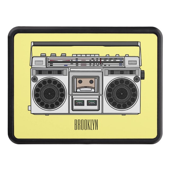 Radioillustration tecknad dragkroksskydd (Framsidan)