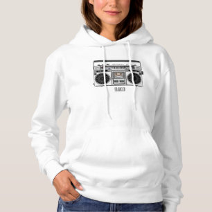 Radioillustration tecknad t shirt