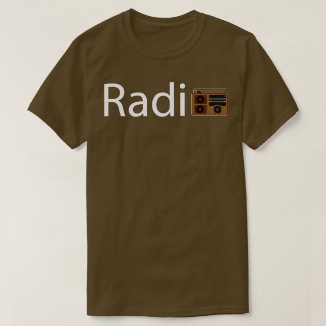 Radiokonstnärlig design t shirt (Design framsida)