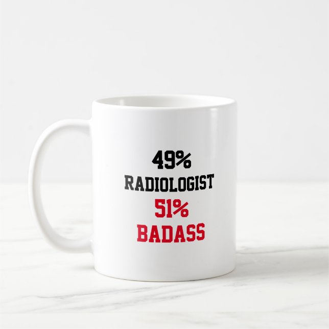 Radiolog Badass Kaffemugg (Vänster)