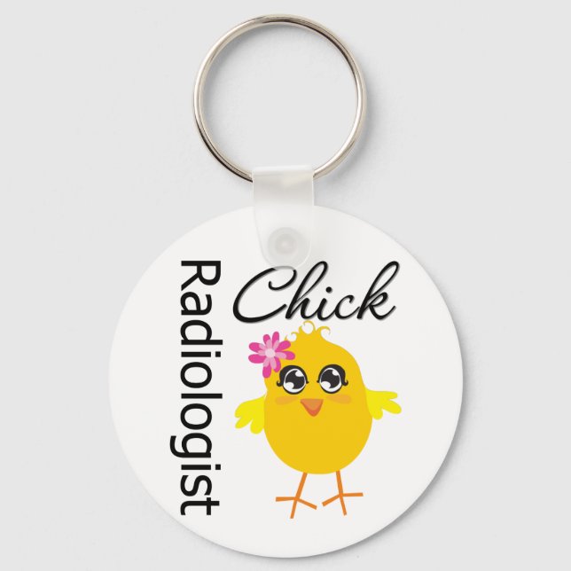 Radiolog Chick Nyckelring (Framsida)