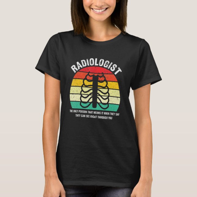Radiolog Definition Rad Tech Radiolog T Shirt (Framsida)