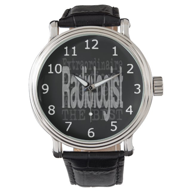 Radiolog Extraordinaire Armbandsur (Framsida)