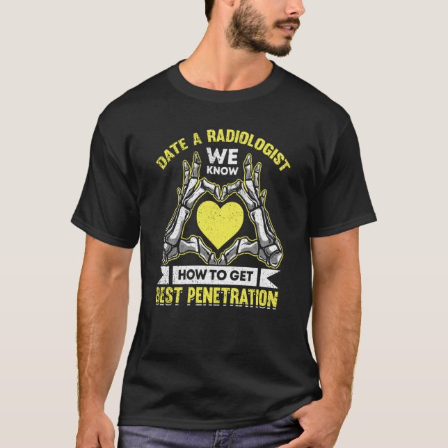 Radiolog Medical Radiation Technolog Radiolo T Shirt (Framsida)