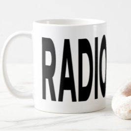 Radiolog Minimalistisk Typografi Wrap-around Kaffemugg