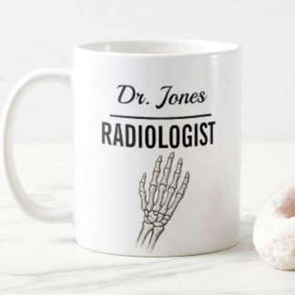 RADIOLOG Personligt namn läkarpresent Kaffemugg