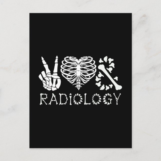 Radiolog Quote Rad Tech Radiology Xray Helg Vykort (Framsida)