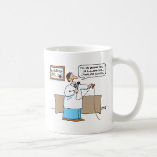 Radiolog Sjunga Karaoke Tecknad Funny Mug Kaffemugg