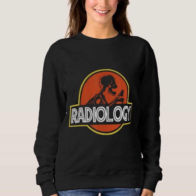 Radiolog Skeleton Radiology X Ray Rad Tech T Shirt (Framsida)