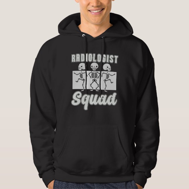 Radiolog Squad Radiology X-Ray Rad Tech Xray Hoodie (Framsida)