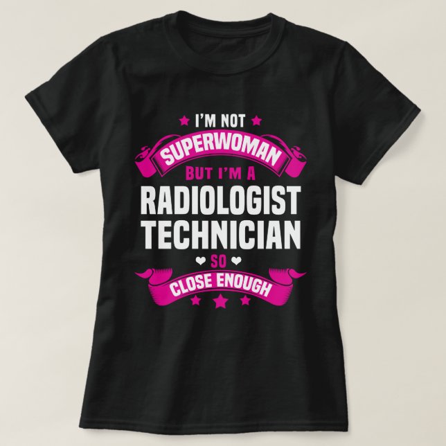 Radiolog Technician T Shirt (Design framsida)