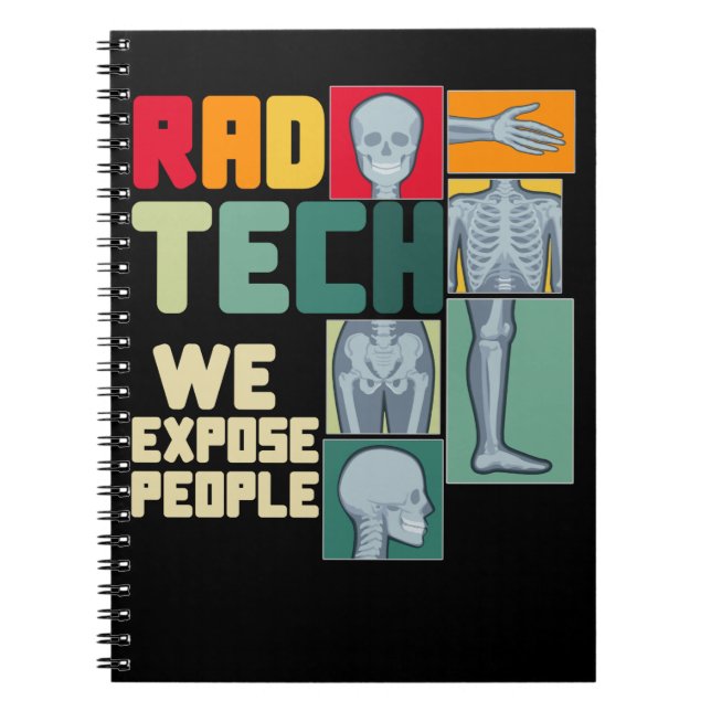 Radiolog Xray Funny Radiology Anteckningsbok (Framsidan)