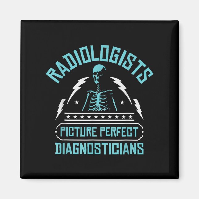 Radiologer Bild Perfekta Diagnostiker _ Rad  Magnet (Framsidan)