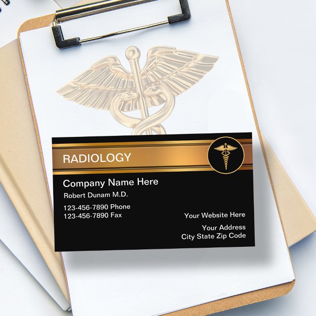 Radiologi-Affärskort Visitkort (Skapare uppladdad)