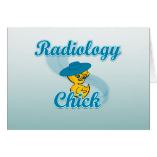 Radiologi Chick #3 Hälsningskort